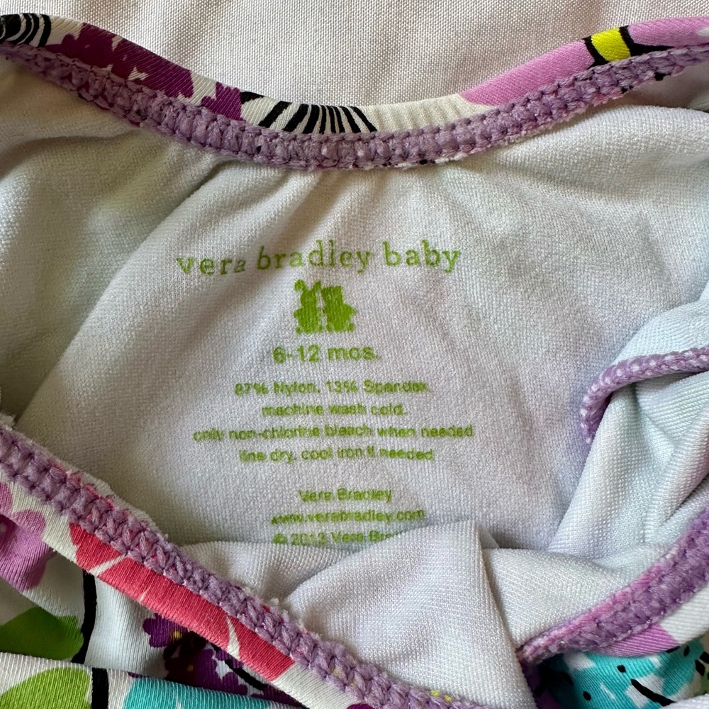 Vera Bradley baby girls floral swimsuit - Picture 4 of 5